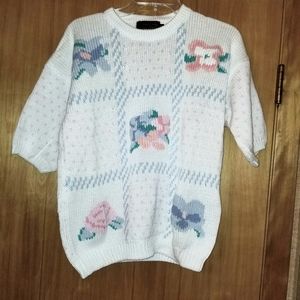 Eddie Bauer vintage short sleeve sweater